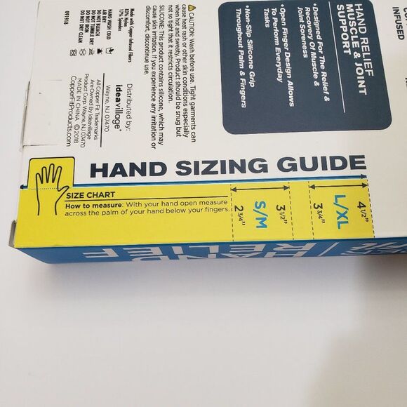 NIB Copper Fit Back Support & Compression Gloves Bundle S/M - Picture 14 of 16